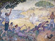 Paul Signac in the time of harmony oil painting on canvas